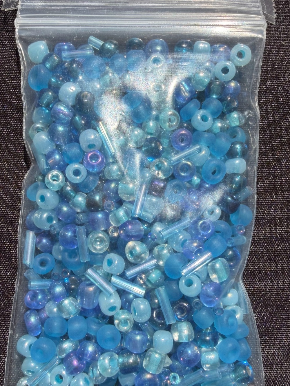 Mixed Seed Bead Packs - Pink, Blue, Green, Iridescent Jewelry Crafts Beading - Picture 6 of 9